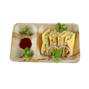 Assiettes à dîner jetables biodégradables en feuille de palmier au prix de gros les plus recherchées pour les fêtes mariages restauration pour les hôtels - Product Image 5