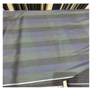 Tela de Traje con Estampado a Cuadros, Material Textil Mezclado Tejido para Blazer, Pantalón, Uniforme, Confección de Ropa, Rollo a Granel - Product Image 3