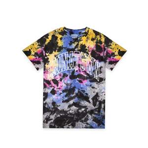   T-shirt Tie Dye 100% Coton Tricoté à Motif Uni avec Étiquette Personnalisée Imprimée, Respirant et Doté d'un Logo - Product Image 1