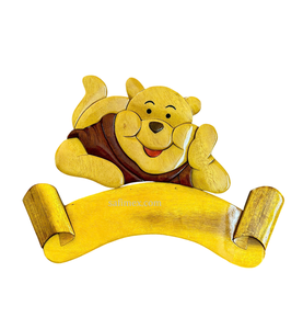 Placas de madera hechas a mano, placa de identificación para colgar en la puerta, decorar para niños, sin letras, Intarsia Woodcraft, diseños personalizados de Vietnam - Product Image 5