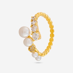 Anillos de Moda Chapados en Oro de 18K y Rodio, Anillos con Forma de Estrella y Número con Engaste Invisible, Regalo - Product Image 3