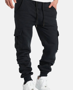 Custom Streetwear 100% algodón French Terry Stacked Mens pantalones de chándal holgados de pierna ancha con rayas - Product Image 6