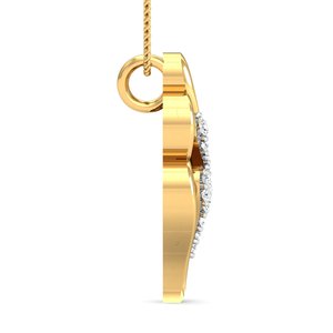 Nuevo y Atractivo Colgante de Doble Corazón con Circonitas, Chapado en Oro de 18k, Colgante de Latón, Colgante Personalizado, Delicado y Romántico, Venta al por Mayor - Product Image 6