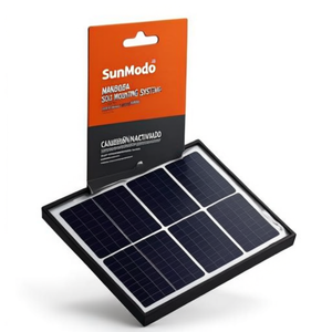 Système de montage solaire SunModo NanoRack NANOBIT-B Black Lag Bolt - Product Image 2
