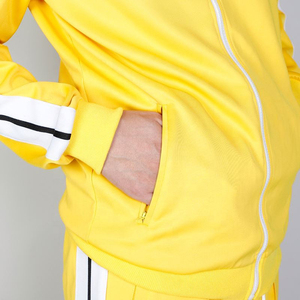 2026 Wholesale Casual Custom Made Strip Style <b>Men</b> <b>Jacket</b> and Shorts 2 Pieces Sweat Short Fashion Wholesale <b>Summer</b> Short Set Man - Product Image 5