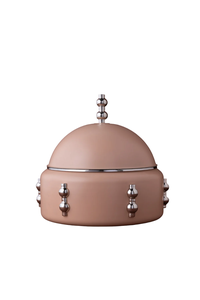 Cazuela de acero inoxidable y nácar, diseño hecho a mano, para servir comida, olla caliente, calentador de alimentos en cazuela de Metal - Product Image 5