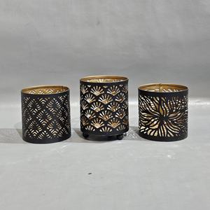 Candelabro de luz de té con FAROL DE Metal para decoración del hogar para bodas, fiestas de Navidad, colgante decorativo - Product Image 1