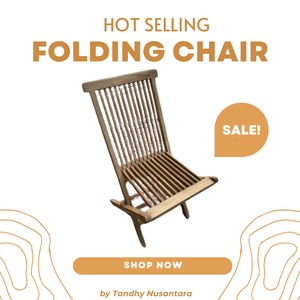 Hot Selling <b>Outdoor</b> <b>Furniture</b> Teak Wood Water Base Garden Folding Chair Garden Chair Eco-Friendly - Product Image 6