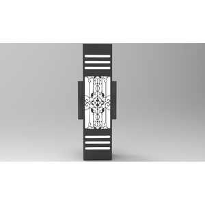 Applique murale moderne DTT.001.06 avec LED blanc chaud, télécommande et interface tactile, corps en fer, aluminium et plastique - Product Image 3