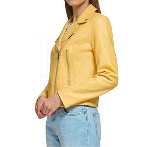 2024 femmes personnalisé de haute qualité en cuir mode veste grande taille solide imprimé tissu tricoté dernière conception vente d'hiver chaude - Product Image 5