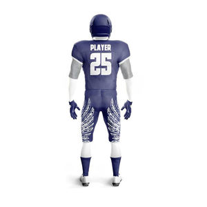 Uniforme de fútbol americano de sublimación personalizado con diseño de doble capa de tela de secado rápido para una máxima protección - Product Image 3