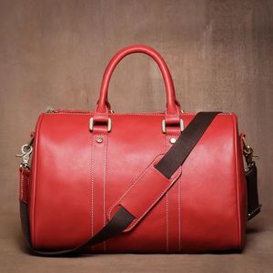 Nueva Venta caliente de alta calidad y ropa casual bolsa de lona de cuero hombres bolsa de lona de viaje de cuero para la venta - Product Image 1