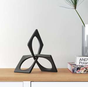 ประติมากรรมดีไซน์สี่เหลี่ยมโลหะเชื่อมกันขายดีตกแต่งบ้านอินเดียตกแต่งโต๊ะโรงแรมหรูร้านอาหารห้องพัก - Product Image 2