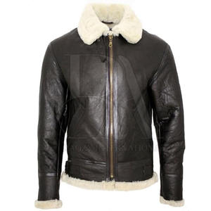 แจ็กเก็ตหนังแท้คลาสสิกสำหรับผู้ชายมีขนาดสีและดีไซน์ตามสั่งและมีจำหน่าย - Product Image 4