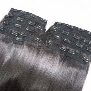 Wholesale Price 100% Vietnamese Human Hair Bone Straight <b>Clip</b> In Natural Color Bundles To Make <b>Wig</b> - Product Image 3