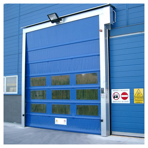 Porte de volet roulant en PVC pliante à grande vitesse de qualité supérieure déplacement rapide meilleur prix intérieur extérieur moderne pour atelier - Product Image 5