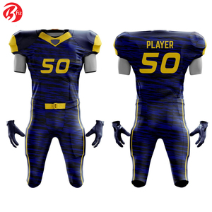 Venta caliente Pakistán hecho diseño personalizado fútbol americano Jersey poliéster hecho fútbol americano tops - Product Image 4