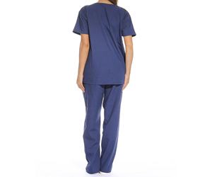 Bata de Enfermera de Manga Corta de Buena Calidad, Uniforme de Trabajo para Enfermeras y Doctores, Ropa de Hospital de Primera Calidad - Product Image 4