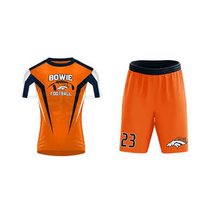Venta al por mayor de uniformes de fútbol americano con capucha 7 V 7 para jóvenes de ajuste regular sublimación uniforme personalizado 7 en 7 conjuntos de uniformes de fútbol - Product Image 4