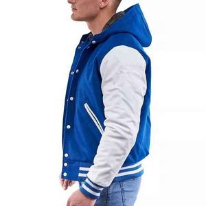 OEM Service Men's High Quality Letterman Jacket New Season Fashion Long <b>Winter</b> Wear Woven Fabric Thin Thickness - Product Image 4