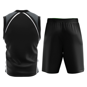 Ensembles d'uniformes de basket-ball personnalisés pour hommes, couleur unie avec dernier design et impression de logo, uniforme de basket-ball grande taille avec OEM - Product Image 2