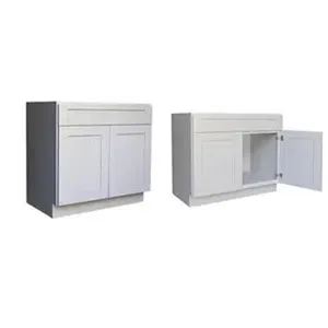 Ready To Assemble Shaker Wooden Kitchen Cabinet Near Me For American Market