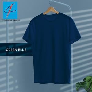 T-shirt décontracté d'été pour homme 100 % coton à manches courtes, confortable, multicolore, séchage rapide, jersey, conception de logo personnalisé, Bangladesh, vierge - Product Image 2