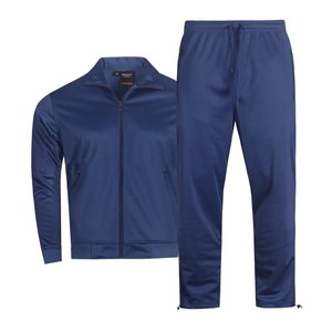 Otoño Invierno conjunto de dos piezas hombres y mujeres Casual polar cálido sólido de gran tamaño con capucha chándal manga larga deporte Sudadera con capucha traje - Product Image 1