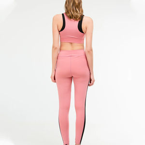 <b>Top</b> Premium Quality Custom Logo Quick Dry Women Active Wear Yoga <b>Leggings</b> <b>and</b> <b>Tops</b> Fitness Yoga Set for Sale - Product Image 3