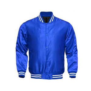 แจ็กเก็ตซาตินสำหรับผู้ชายสีดำเสื้อแจ็คเก็ตผ้าซาติน - Product Image 5