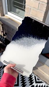 ถาดเสิร์ฟอีพ็อกซี่เรซินทำด้วยมือของใช้จำเป็นสำหรับห้องครัวในบ้านร้านอาหารโรงแรมตกแต่งเสิร์ฟ - Product Image 3