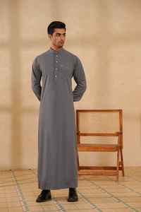 Vêtements islamiques pour hommes, thobe musulman, thobe arabe, vente en gros de jubba pour hommes, vêtements islamiques pour hommes, thobe - Product Image 3