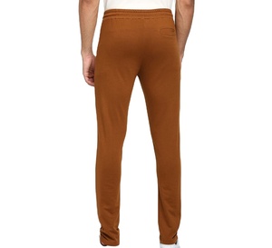 Pantaloni da jogging marrone ruggine da uomo con tasca a contrasto color crema |   Pantaloni Sportivi Slim Fit in Cotone Felpato 300 GSM |   Fornitura all'Ingrosso di Abbigliamento Streetwear Personalizzato - Product Image 6