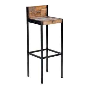 Tabourets de bar avec revêtement en cuir marron et base en métal, nouveaux meubles de salon et commerciaux pour une utilisation à domicile - Product Image 6