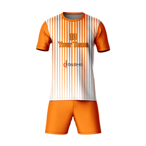 Camiseta de fútbol juvenil del equipo Camiseta de fútbol de manga corta 100% Poliéster Camiseta de fútbol de alta calidad Uniforme de fútbol - Product Image 1