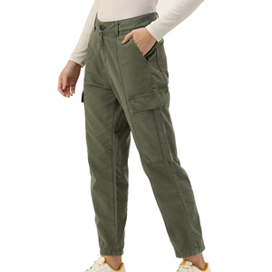 Clear Formal Style Womens Breathable <b>Summer</b> Cargo <b>Pant</b> Made for Relaxed Comfort with Smart Structure and Simple Visual Appeal - Product Image 2