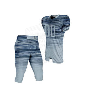 Uniforme de football américain à bas prix de haute qualité en uniforme de football américain en polyester 100% - Product Image 5