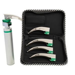 Kit Quirúrgico de Laringoscopio de Fibra Óptica de Precisión Mundial con Hojas Macintosh y Miller para Intubación y Manejo de las Vías Respiratorias ORL CE - Product Image 6