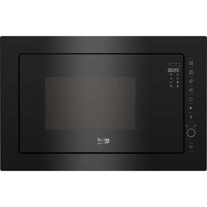 Microondas BEKO BMGB25333BG Negro de 25L con Grill, 900W, Eléctrico, Empotrable, Pantalla Digital, para Uso Doméstico y Hotelero, Esterilización y Cocina - Product Image 1