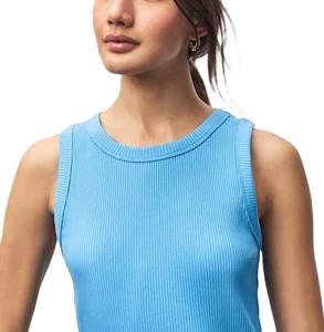 เสื้อแขนกุดระบายอากาศของผู้หญิงเสื้อกล้ามคอกลมแขนกุดเสื้อลำลองฤดูร้อนสไตล์ใหม่ล่าสุด - Product Image 6