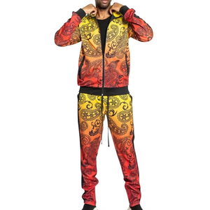 Ensemble de survêtement unisexe à capuche avec strass, deux pièces, veste zippée et pantalon de jogging, tenue de sport et streetwear tendance, vente en gros - Product Image 4