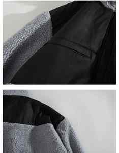 Offre Spéciale hommes de haute qualité 100% Polyester polaire veste Stand hiver formel automne broderie impression coupe ample taille XXL - Product Image 3