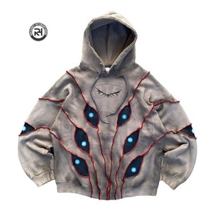 Sweats à capuche d'hiver unisexe pour hommes 100% coton épais polaire de haute qualité séchage rapide respirant élégant décontracté Streetwear personnalisable - Product Image 1