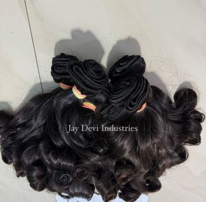 Double Weft Raw Indian Hair Bundle Cuticle Aligned Curly Hair One Donor Wholesale Human Hair Extensions - Product Image 3