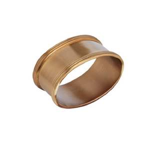 Rond de serviette en métal et cristal Design personnalisé avec finition dorée Décor de table à manger élégant parfait Accessoire de vaisselle élégant - Product Image 6