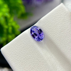 บานเกล็ดหินซูไซต์ทรงวงรีสำหรับทำเครื่องประดับสีม่วงเข้มตามธรรมชาติ - Product Image 6