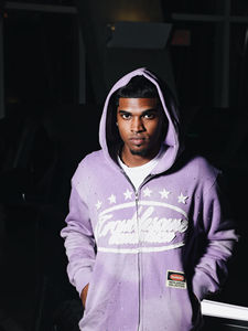 OEM US, sans taxe, streetwear personnalisé, sweat à capuche en strass, surdimensionné, en molleton français, lourd, vintage, délavé à l'acide, sweat à capuche zippé - Product Image 3