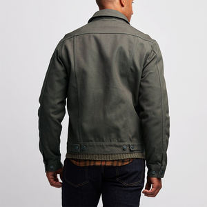 Veste en toile d'hiver à boutons pression, vente chaude, couleur personnalisable, manches longues, écologique, coupe-vent, respirante, légère - Product Image 2