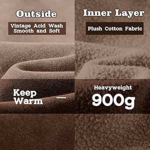 Sudaderas con Capucha Personalizadas para Hombre, Tendencia 2026, Lavado Ácido, 100% Algodón, Ropa Casual de Invierno, Estilo Urbano Premium, Totalmente Personalizables y Transpirables - Product Image 5