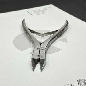 Coupe-ongles professionnel pour pédicure, double action, acier inoxydable, coupe-ongles, calibre, outil de soin des pieds robuste - Product Image 6